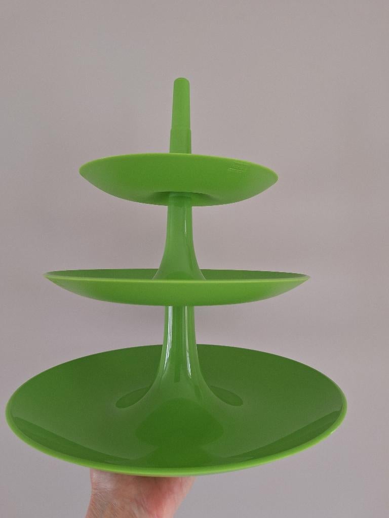 Koziol etagere groen 3 lagen., Ophalen, Zo goed als nieuw