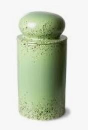 GEZOCHT: HK Living voorraadpot, groen/bruin, Ophalen of Verzenden, Zo goed als nieuw