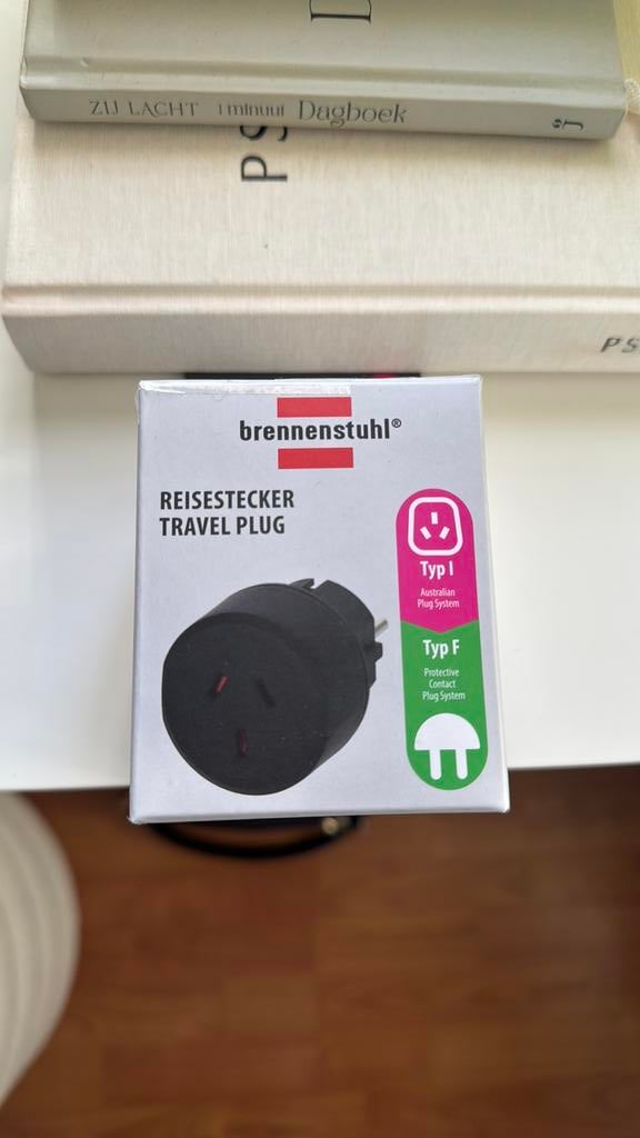 Reisstekker Australië naar europa, Ophalen of Verzenden, Zo goed als nieuw, Apparatuur