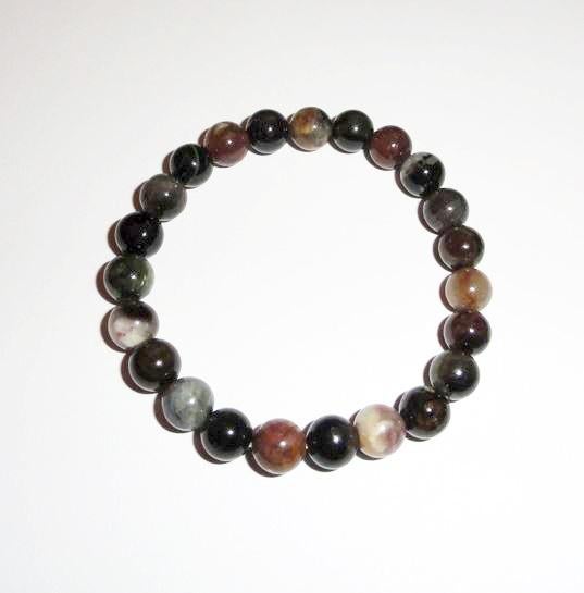 Armband Edelsteen Toermalijn Tourmalijn multicolor, Overige materialen, Overige kleuren, Verzenden, Nieuw