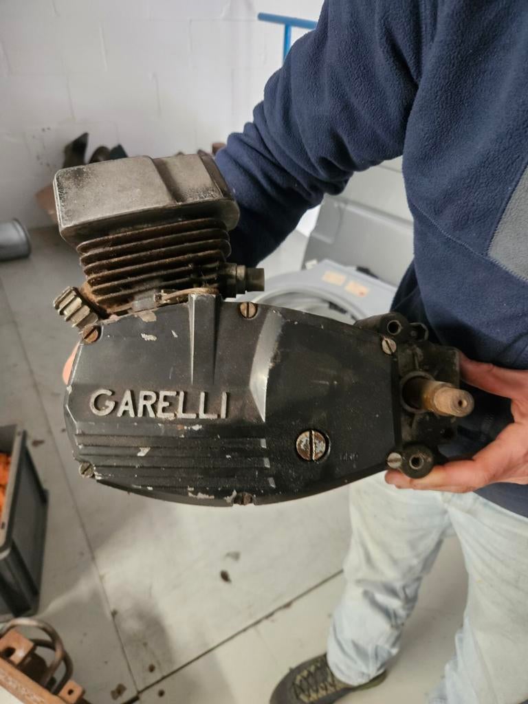Garelli 50cc motorblok - Gebruikt maar in orde, Fietsen en Brommers, Ophalen of Verzenden, Gebruikt, Blok, Garelli