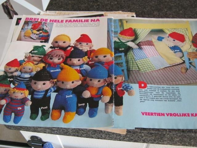 Breipatroon Heel veel Kabouters  zie foto´s  nr 1210, Hobby en Vrije tijd, Breien en Haken, Verzenden, Nieuw, Breien, Patroon of Boek