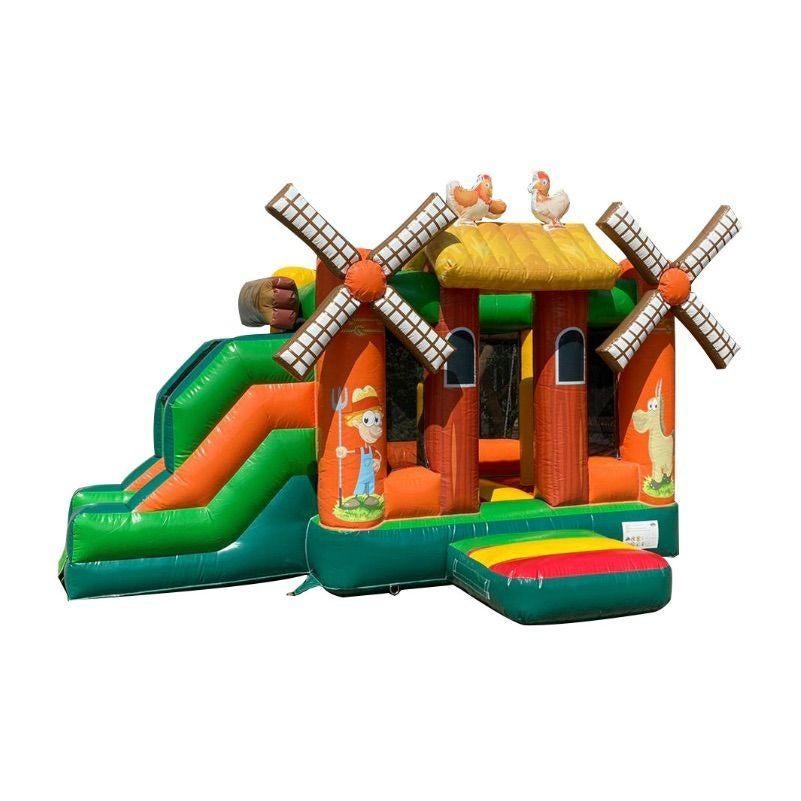 Springkussen Multiplay Boerderij huren in Rhoon – €63,99, Ophalen, Zo goed als nieuw, Overige