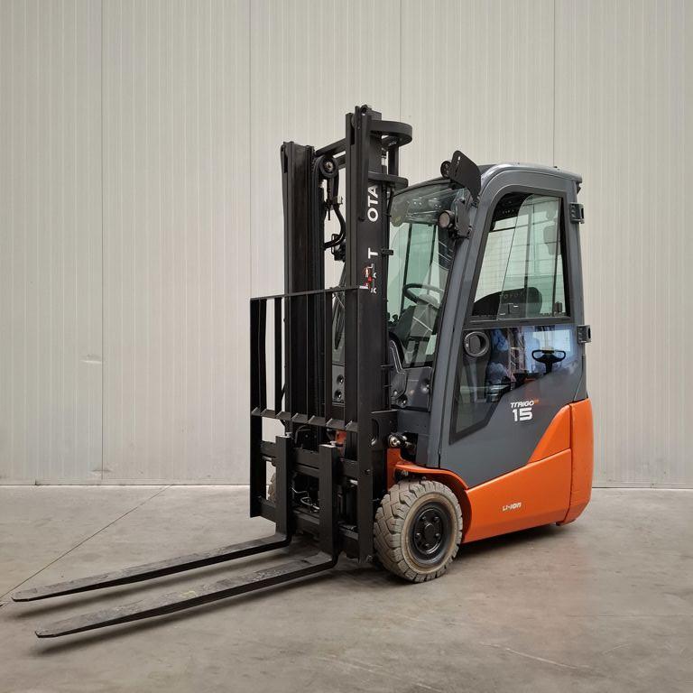 TOYOTA 8FBE15T, 1000 tot 2000 kg, Elektrisch, Heftruck, TOYOTA