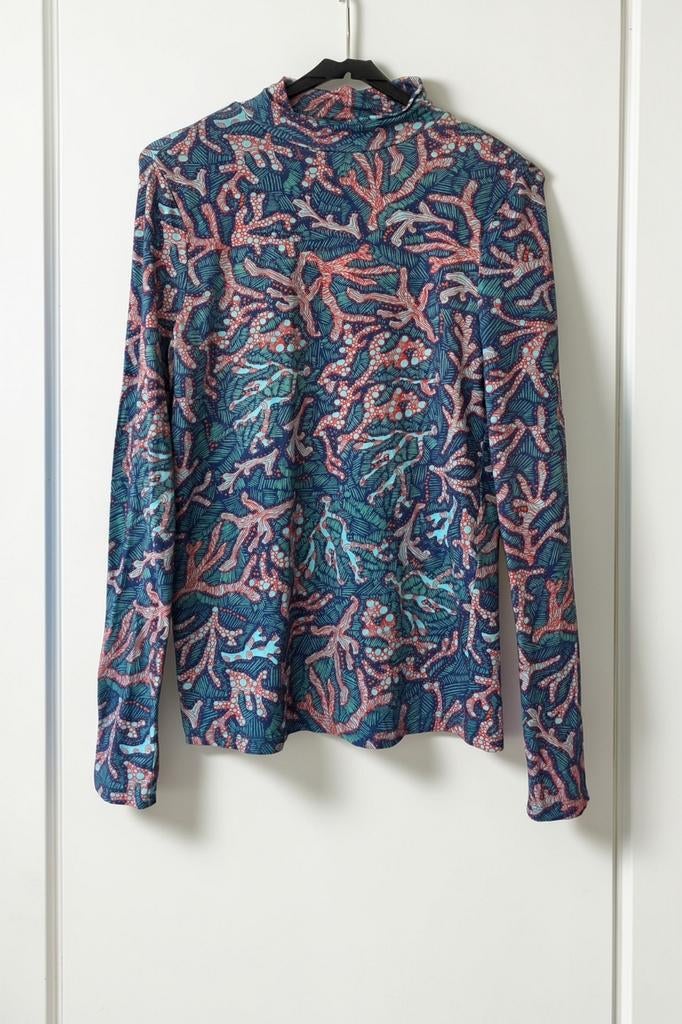 Chufy turtleneck longsleeve blauw Stretch M, Maat 38/40 (M), Chufy, Chufy, Lange mouw