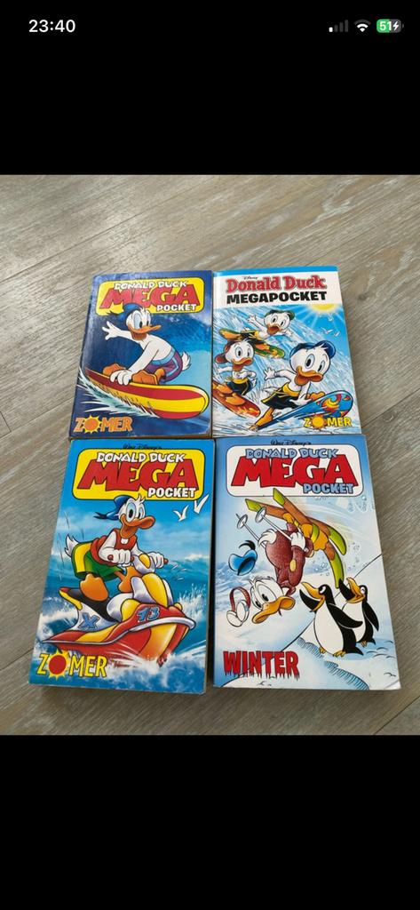 Donald duck mega pockets zomer winter, Meerdere comics, Ophalen of Verzenden, Zo goed als nieuw, Europa