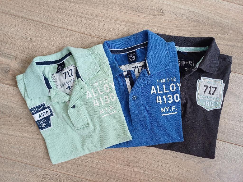 Sevenoneseven/ 717/ polo shirts, maat 134-140, 3x, Sevenoneseven, Ophalen of Verzenden, Zo goed als nieuw, Shirt of Longsleeve