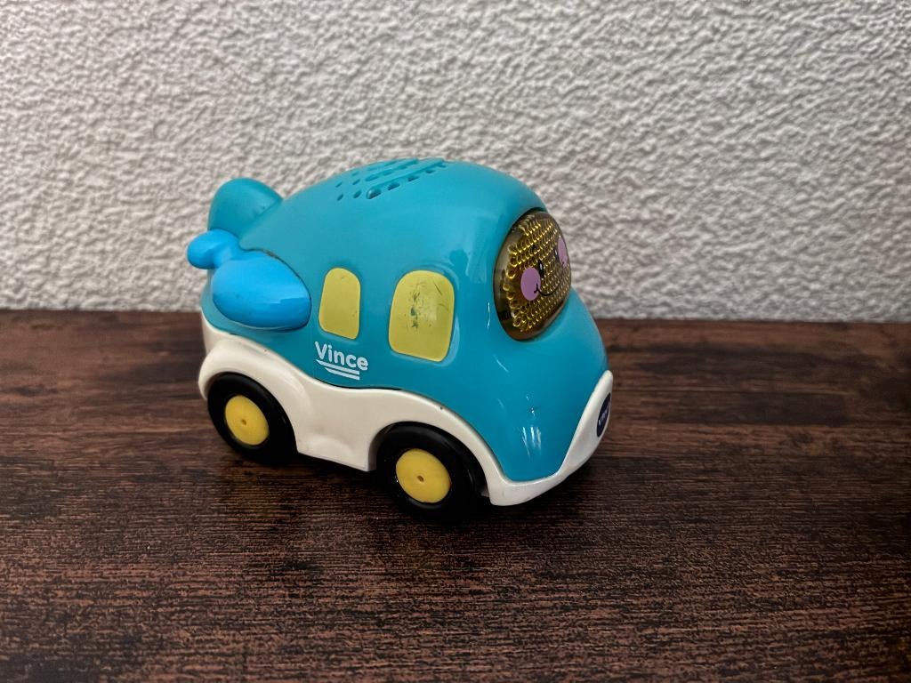 Vtech Toet Toet auto's Vince Vliegtuig blauw in goede staat., Ophalen of Verzenden, Gebruikt, 6 maanden tot 2 jaar