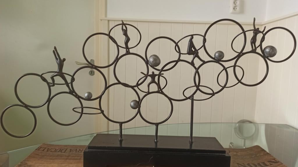 Apart stuk met cirkels en figuren, Ophalen of Verzenden