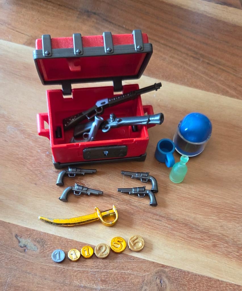 Playmobil - vuurwapens en spullen, Ophalen of Verzenden, Gebruikt, Los playmobil