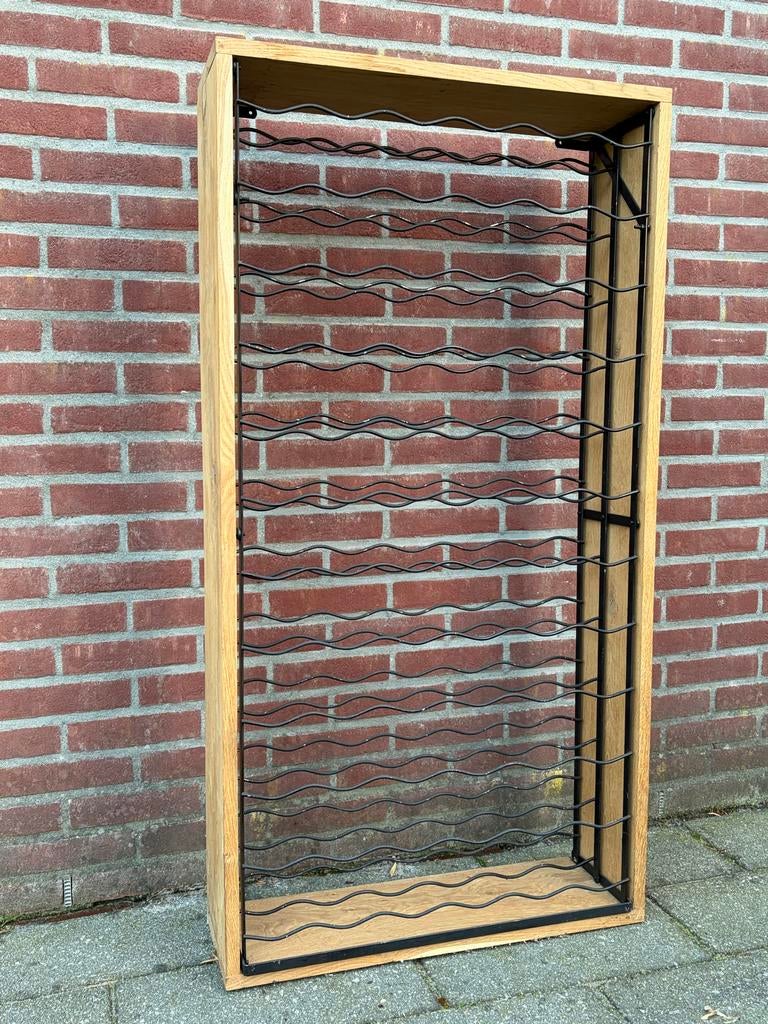 Frans wijnrek, Huis en Inrichting, Woonaccessoires | Wijnrekken, Ophalen, Gebruikt, 25 flessen of meer, 75 cm of meer