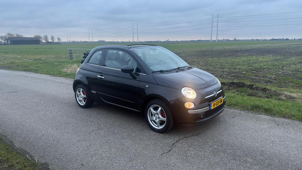 Fiat 500 1.2 C 2014 Zwart, Voorwielaandrijving, 4 cilinders, Zwart, Leder