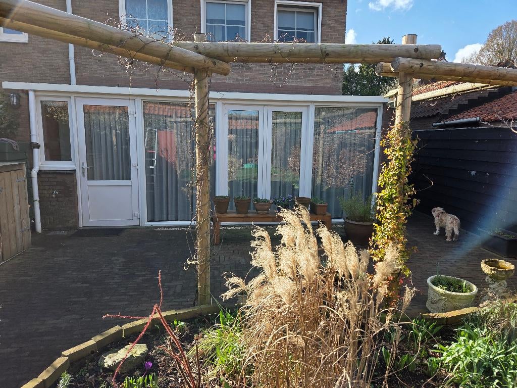 Kunststof Serre met dubbel glas, Tuin en Terras, Overkappingen, Ophalen, Gebruikt, Serre