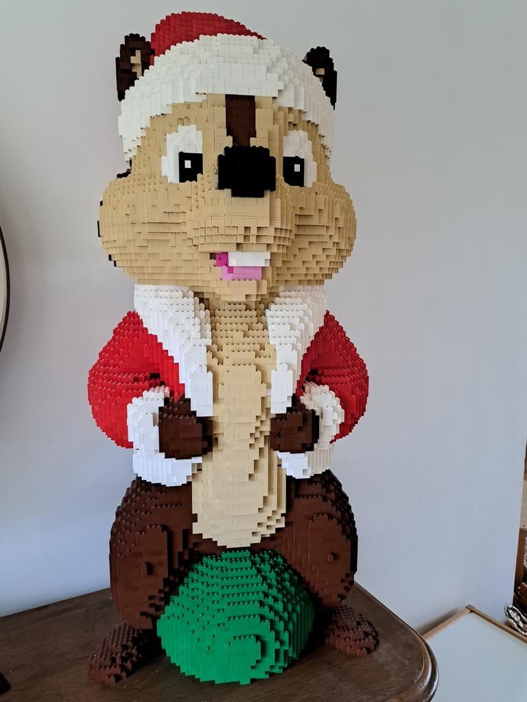 Lego Kerst Chipmunk - 12364 stenen, uniek en deelbaar, Ophalen of Verzenden, Zo goed als nieuw