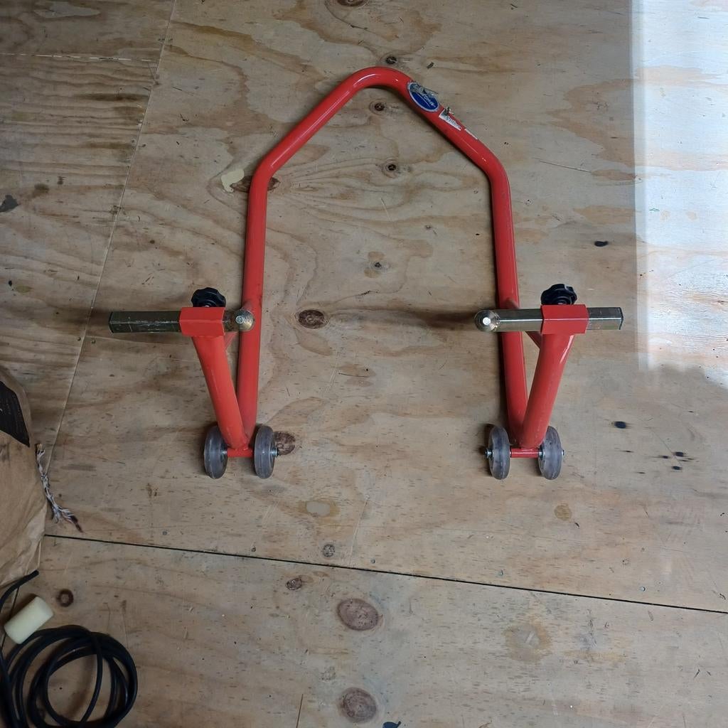 Motor bok / Motorsteun rood, Ophalen of Verzenden, Gebruikt