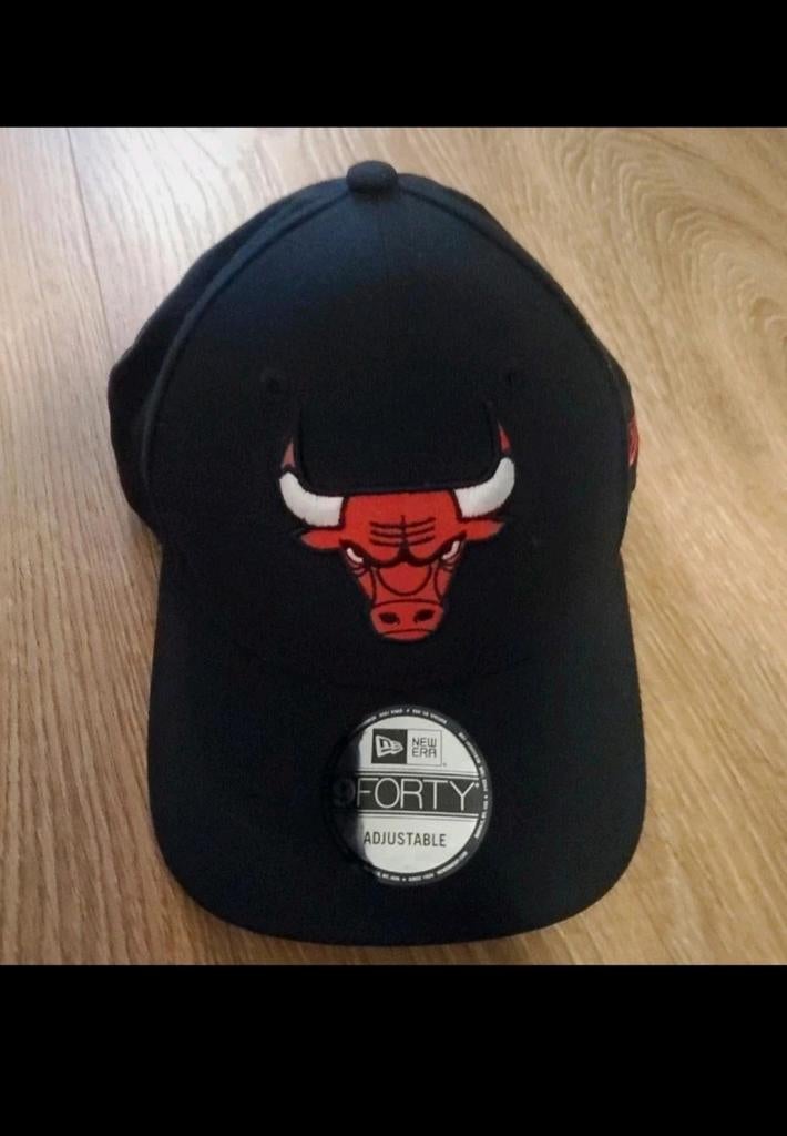 New Era Chicago Bulls Pet - Zwart, Verstelbaar, Nieuw, Pet, New Era, One size fits all