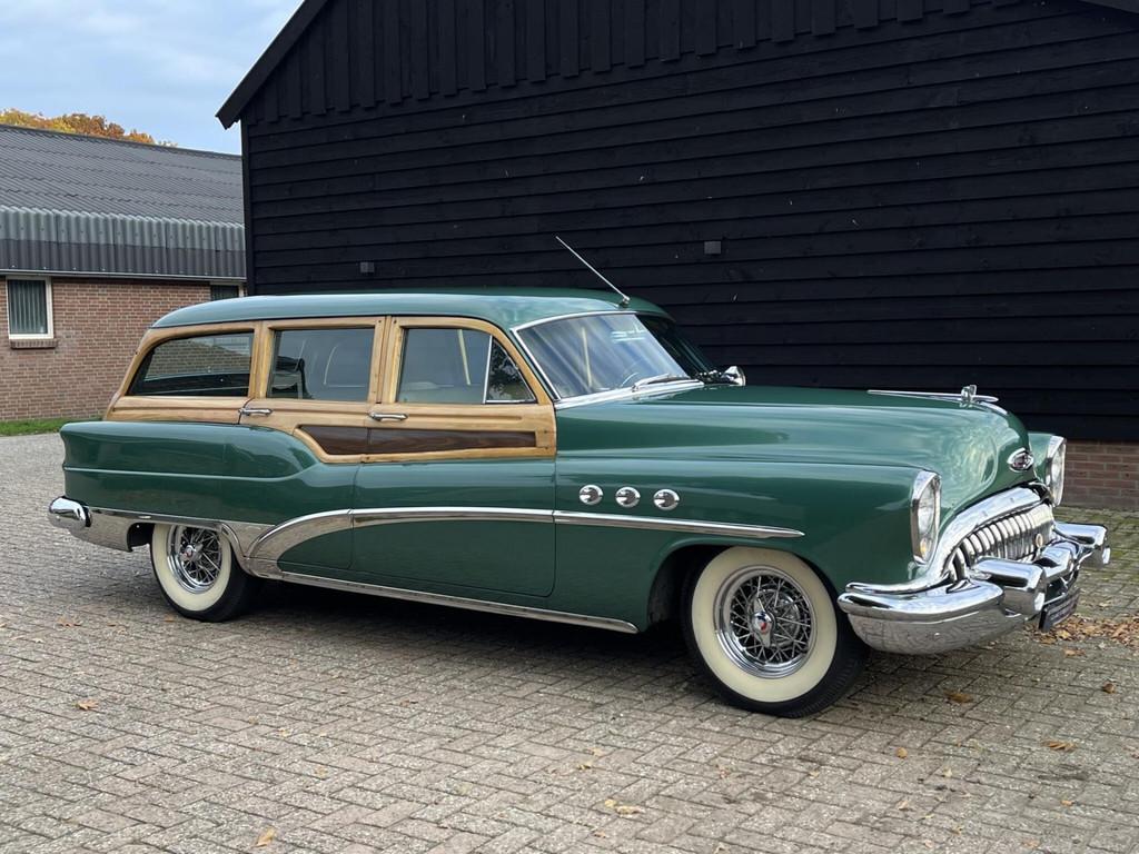Buick Super V8 Wagon "Woody" gerestaureerd, Automaat, Origineel Nederlands, Buick, 5300 cc