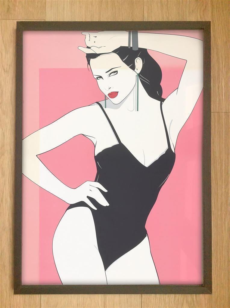 Patrick Nagel Deco Pop 80s Art Poster in Lijst, Ophalen of Verzenden, Nieuw, Film en Tv