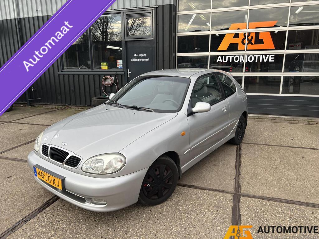Daewoo Lanos 1.6 | Automaat | Airco | Nieuwe APK |, Auto's, Daewoo, 40 €/maand, 4 cilinders, Origineel Nederlands, Bedrijf