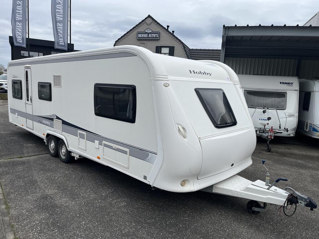 Hobby 720 UML Prestige met Mover (bj 2013), Caravans en Kamperen, Caravans, Hobby, Bedrijf, Schokbreker, Tot en met 5