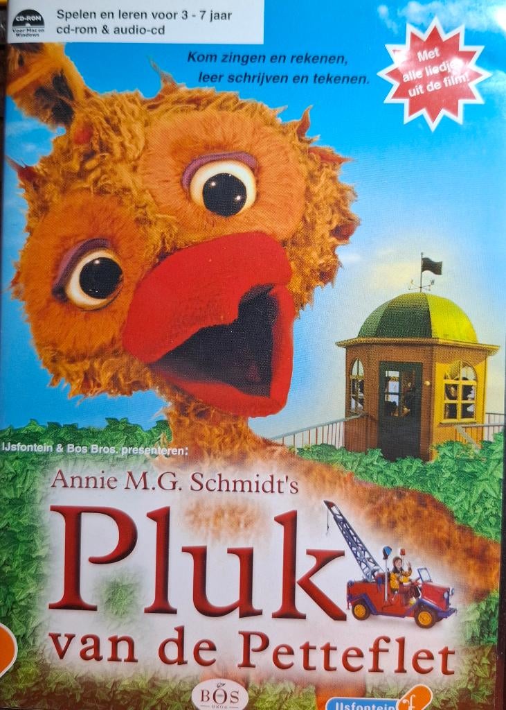 CDROM Pluk van de Petteflet KRASVRIJ, Puzzel en Educatief, Verzenden, 1 speler, Zo goed als nieuw