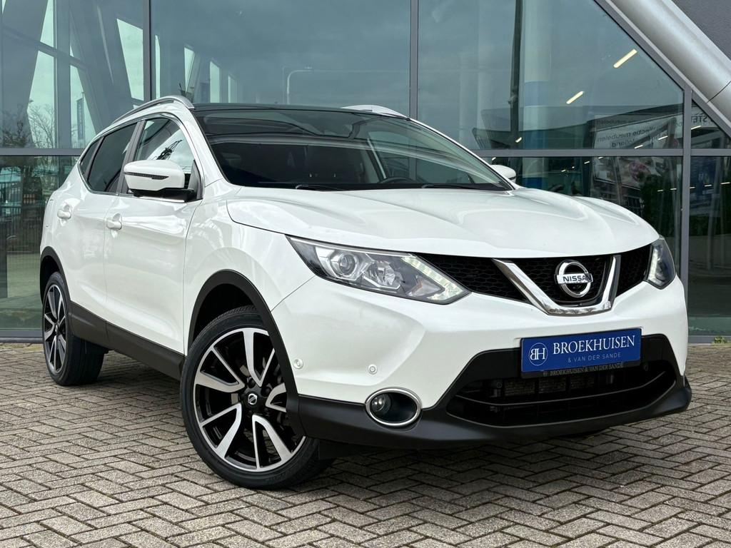 Nissan Qashqai 1.2 Tekna Panoramadak / Trekhaak / 360 Camera, Auto's, Nissan, Voorwielaandrijving, Gebruikt, 4 cilinders, 116 pk