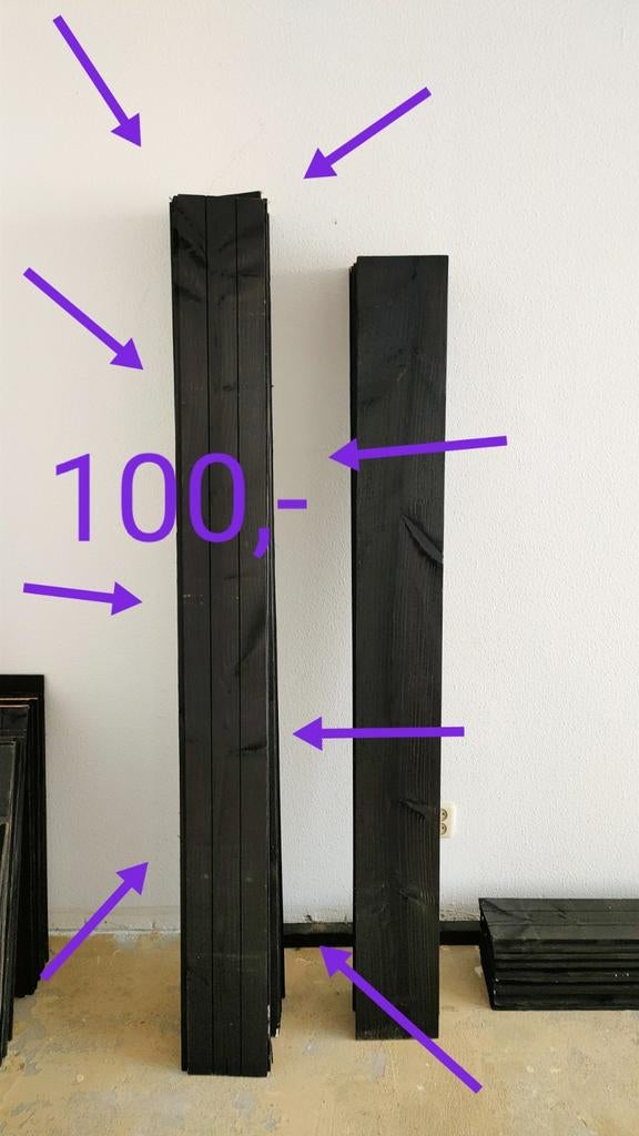 Partij 1: Zweeds rabat, 11 x 187 cm, 20 cm, nieuw, Ophalen of Verzenden, Nieuw