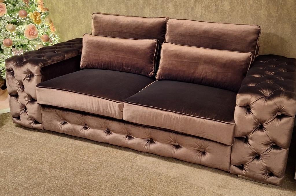 Eric kuster style Bankstel in nieuwstaat, Ophalen of Verzenden, Zo goed als nieuw, 75 tot 100 cm