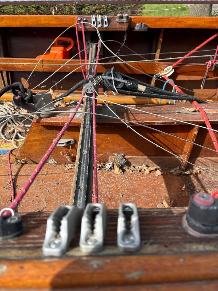 Spanker zeilboot te koop met zeilen, spinnaker en wegtrailer, Ophalen, Gebruikt