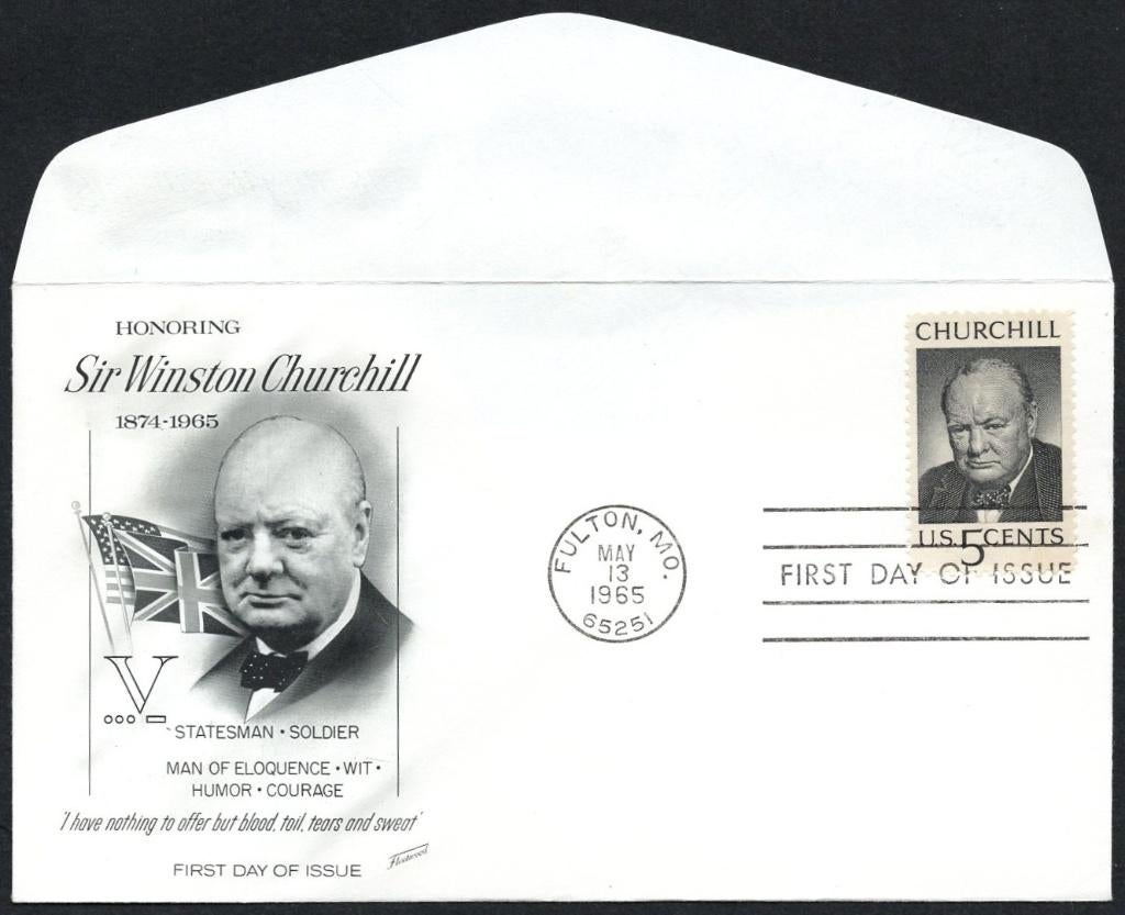 USA - Honoring Sir Winston Churchill 1874-1965, Postzegels en Munten, Verzenden, Envelop