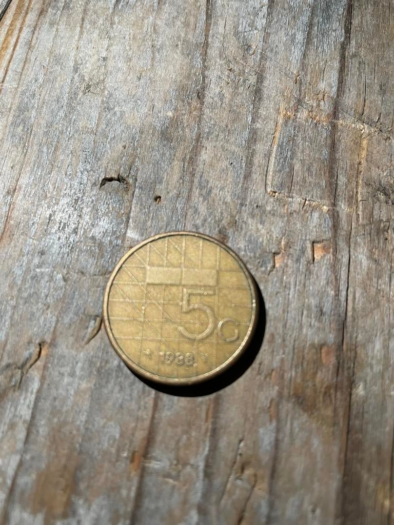 5 cent munt 1988 Beatrix, Postzegels en Munten, Munten | Nederland, Ophalen, Koningin Beatrix, 5 cent, Losse munt