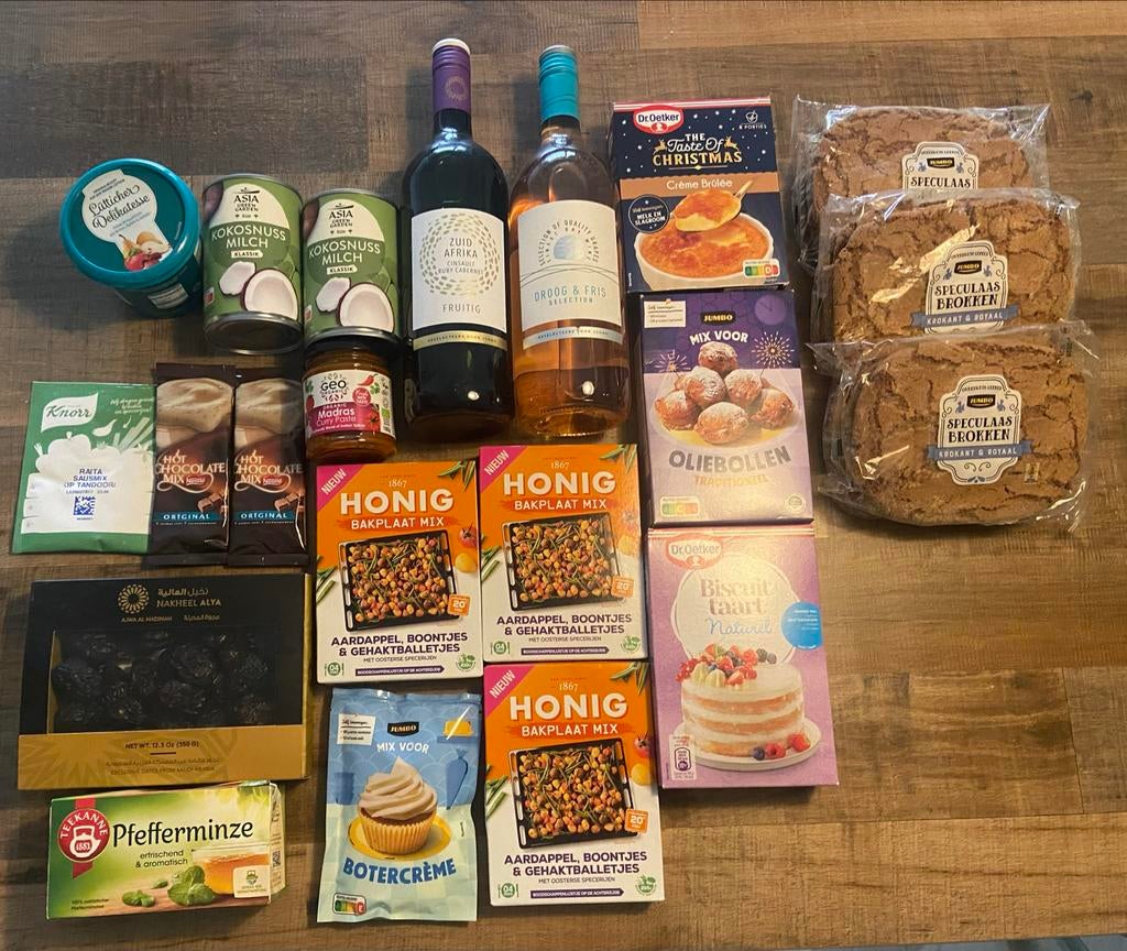 Boodschappenpakket ter waarde van €50, Diversen, Levensmiddelen, Ophalen of Verzenden