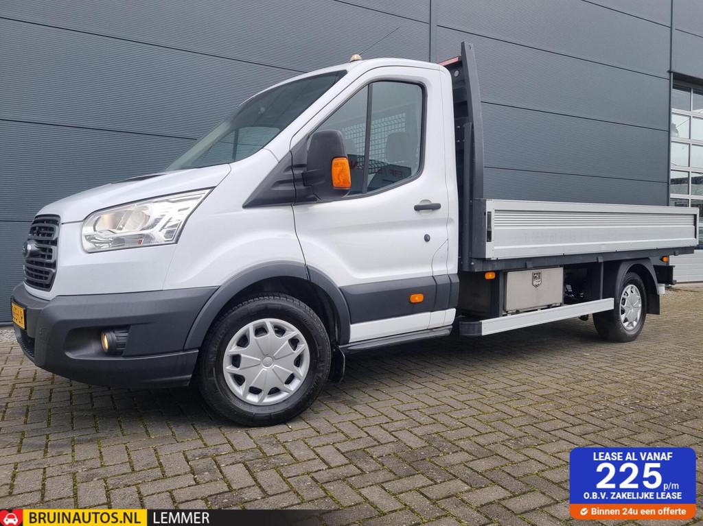 Ford Transit 2.0 TDCI Airco Cruise Open Laadbak 130pk Pickup, Auto's, 2177 kg, Euro 6, 4 cilinders, 2800 kg