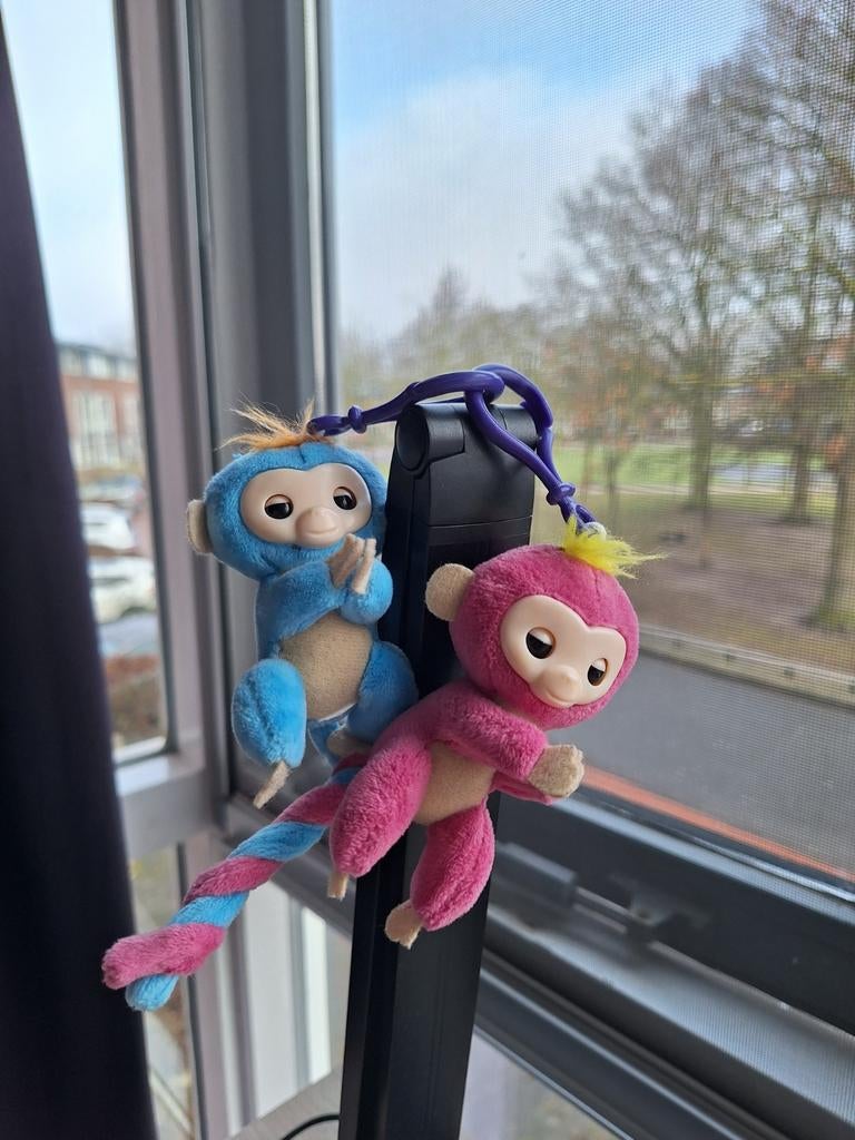 2 leuke fingerlings aapjes, Ophalen of Verzenden, Zo goed als nieuw, Overige typen