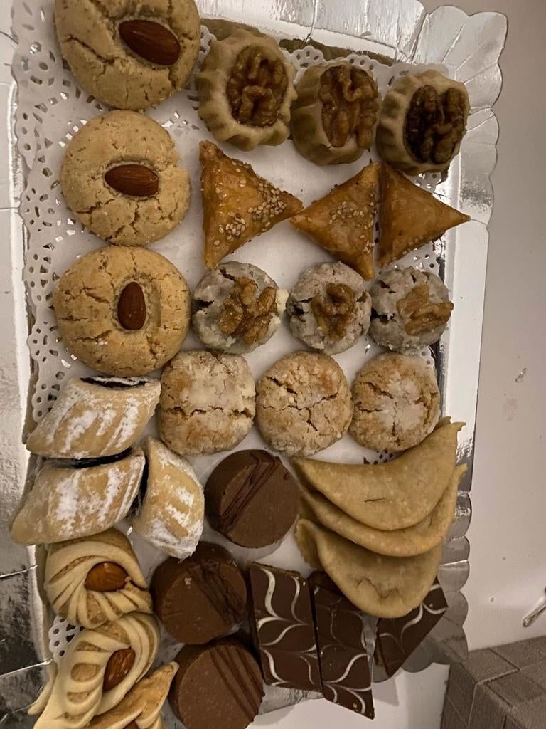 Marokkaanse koekjes mix Suikerfeest schaal, Ophalen