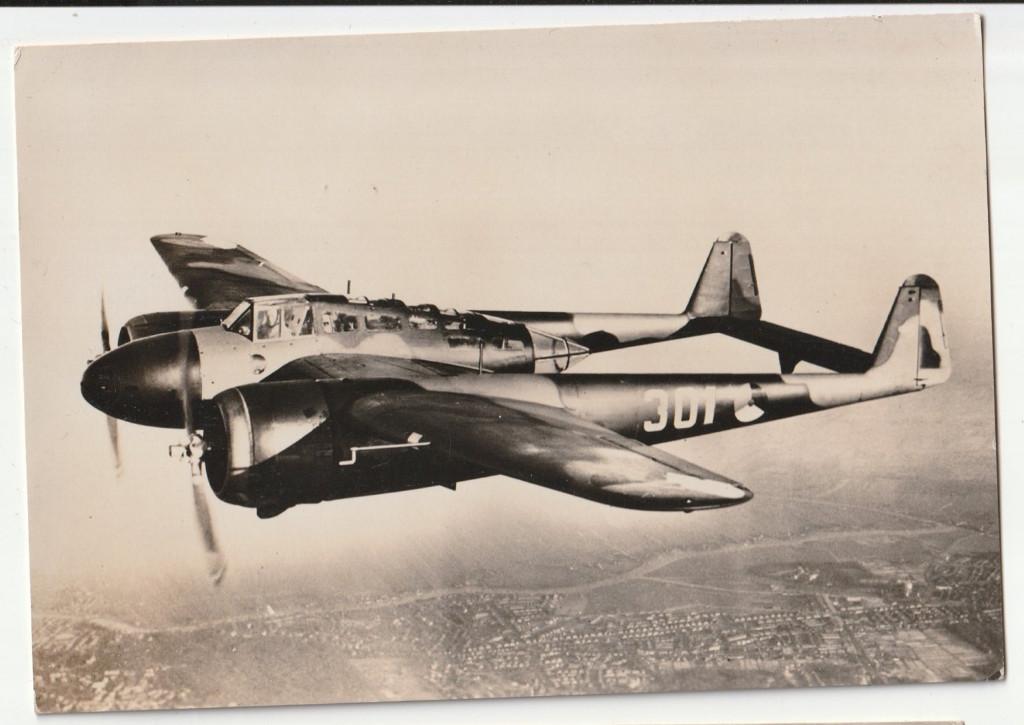 Fokker G.1 jachtkruiser duikbomvliegtuig ansichtkaart, Gebruikt, Verzenden, Kaart, Foto of Prent, X