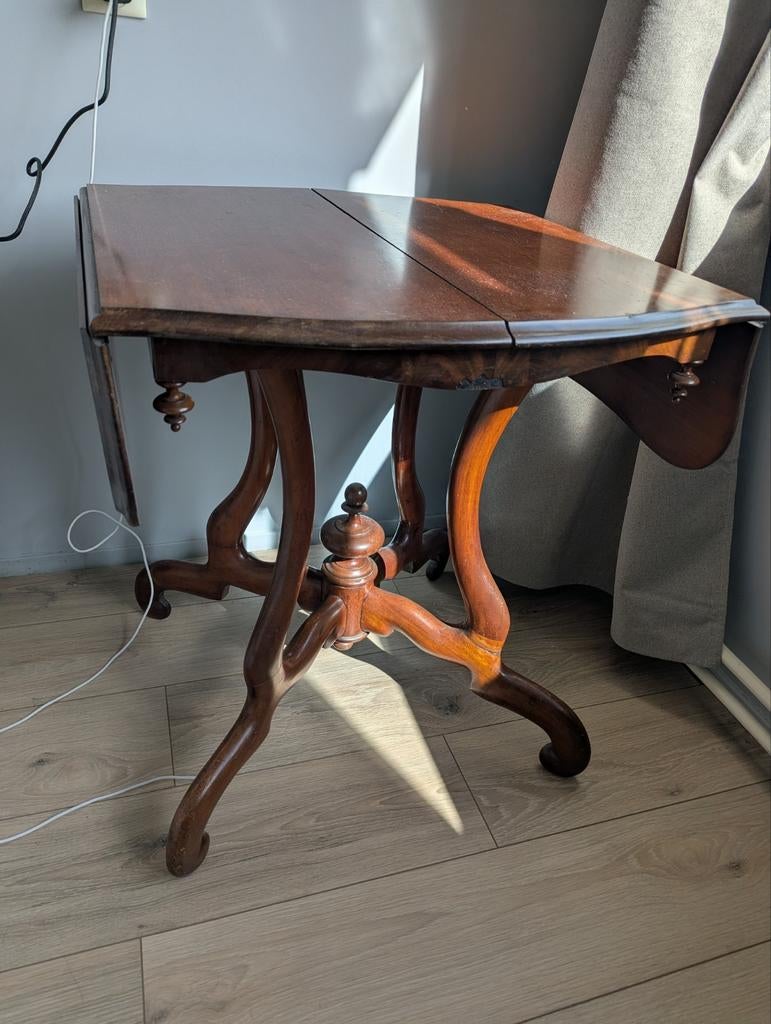 Antieke bridgetafel, Ophalen of Verzenden