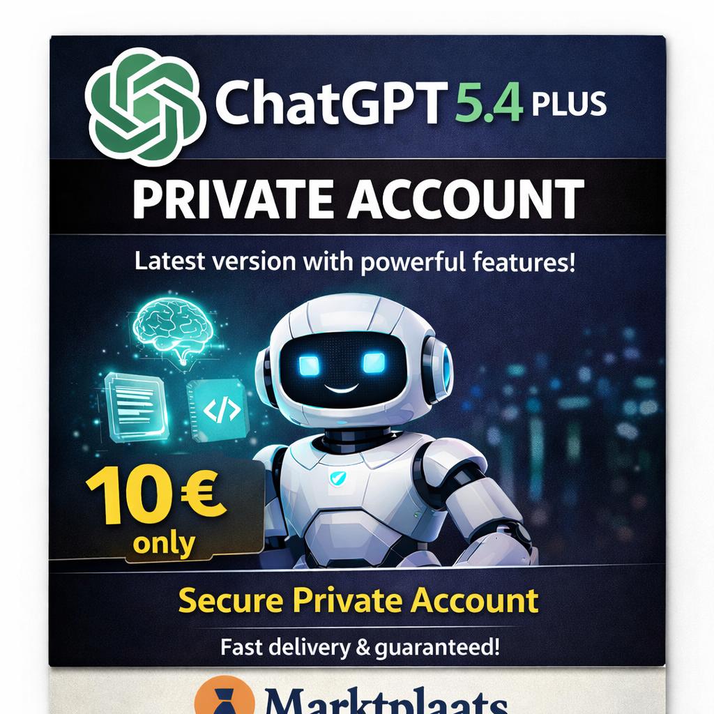 ChatGPT Plus – 1 maand privé account (direct geleverd), Computers en Software, Office-software, Ophalen, Nieuw, Word, MacOS