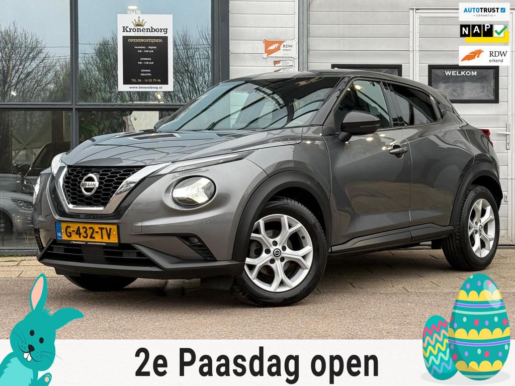 Nissan Juke 1.0 DIG-T N-Connecta, CAMERA, CARPLAY, KEYLESS, Voorwielaandrijving, Stof, Origineel Nederlands, Handgeschakeld