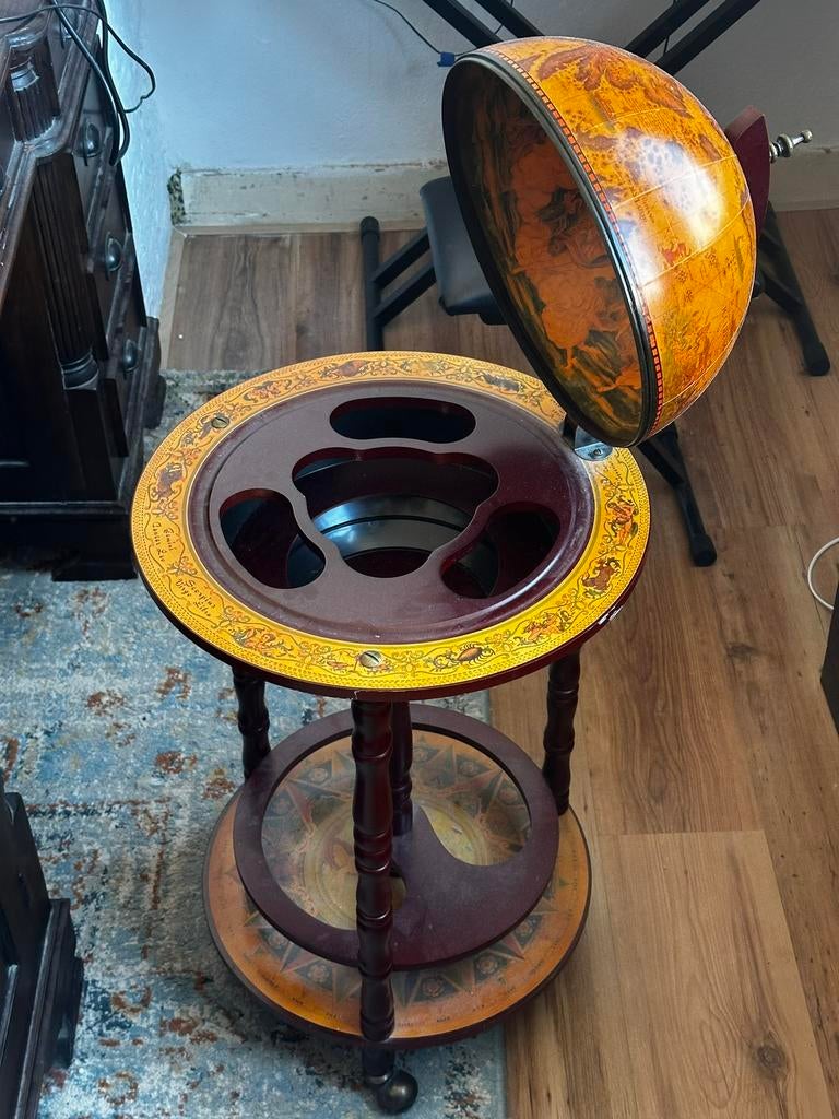 Globe Bar - wereldboldrankkast, Ophalen of Verzenden, Zo goed als nieuw