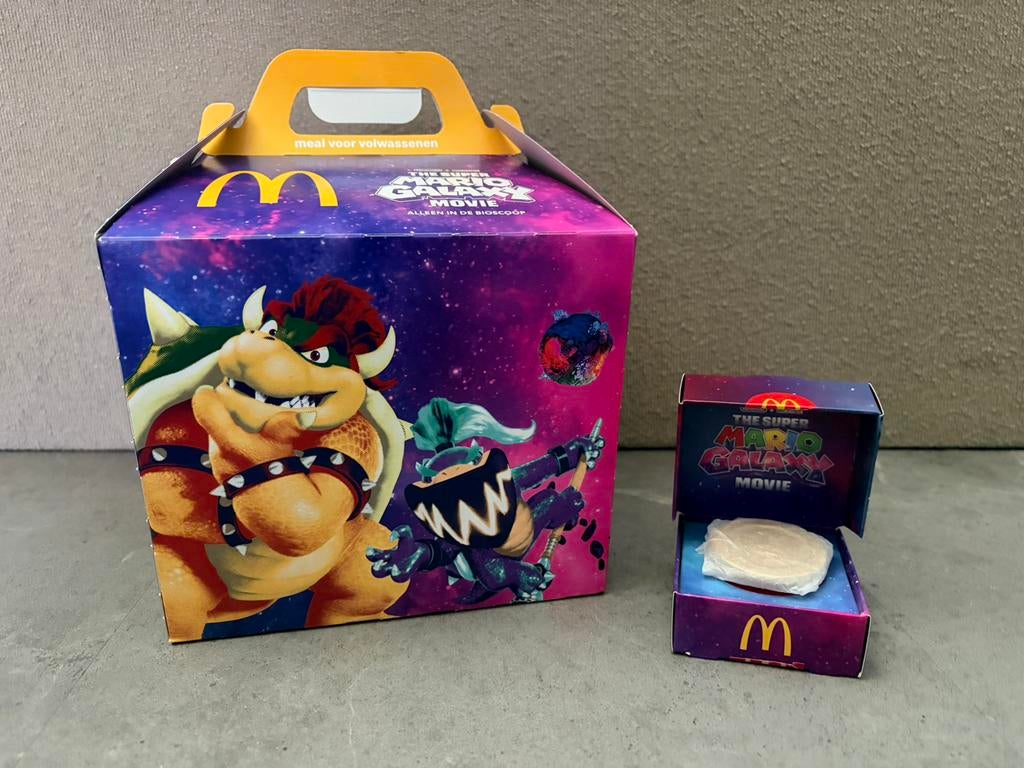 Super Mario Galaxy the movie McDonald’s adult happy meal, Ophalen of Verzenden, Nieuw