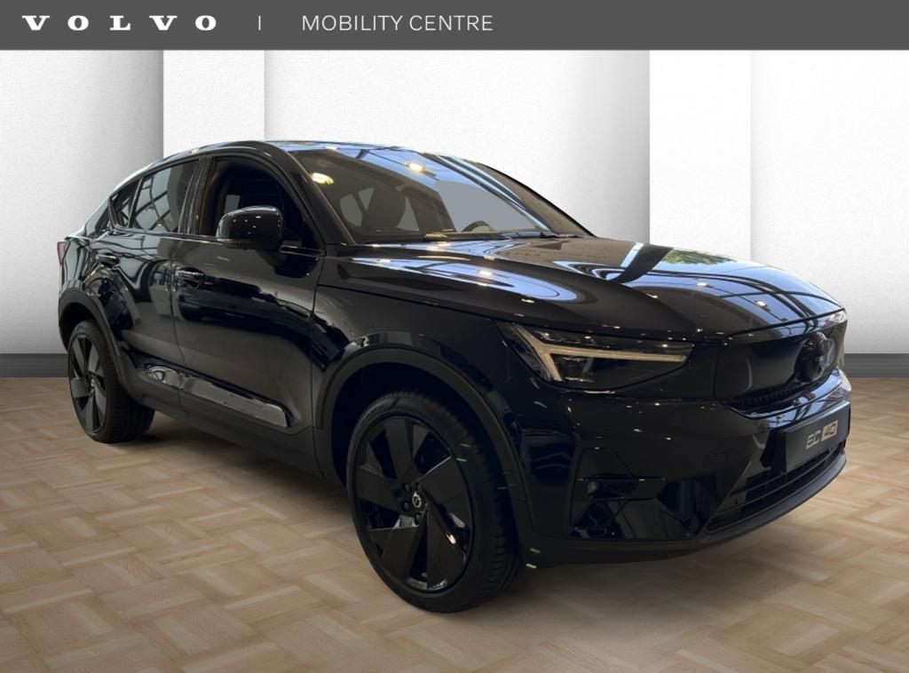 Volvo EC40 Extend. Ultra Black Ed. 82 kWh | DEMO | 20" LMV |, Auto's, Volvo, 0 cilinders, Gebruikt, Zwart, Origineel Nederlands