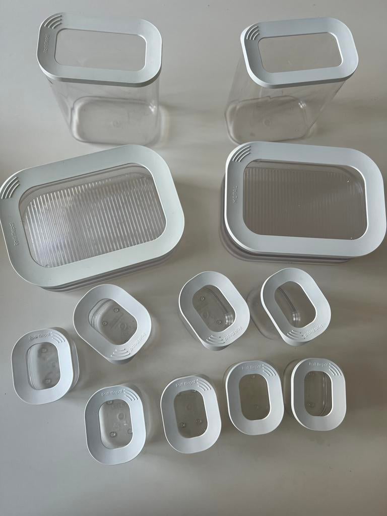 Mepal / Rosti voorraadbusen/Vleeswaren bakjes, Ophalen of Verzenden, Zo goed als nieuw