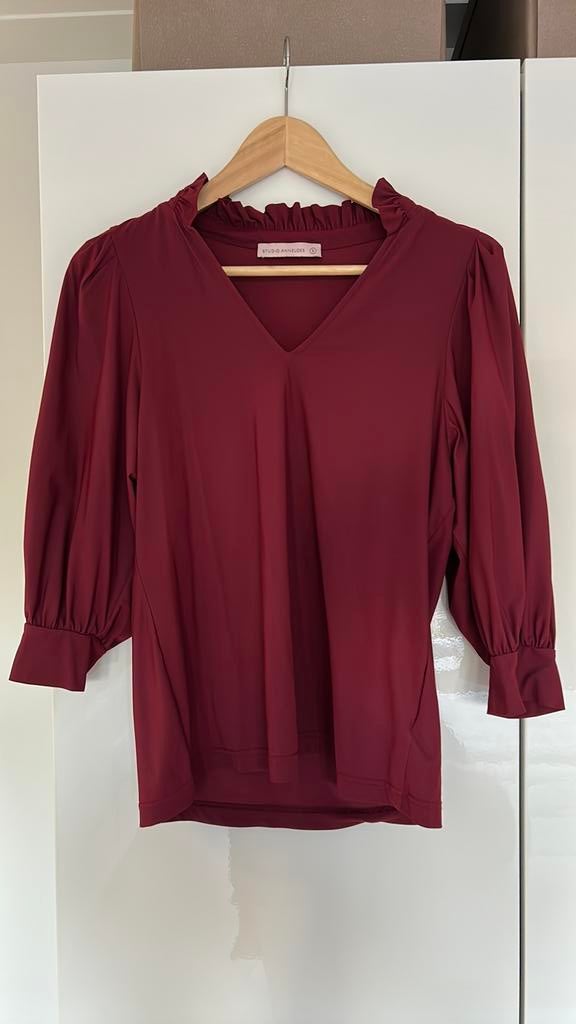 Shirt studio anneloes maat s travelstof, Ophalen of Verzenden, Zo goed als nieuw, Maat 38/40 (M), Korte mouw