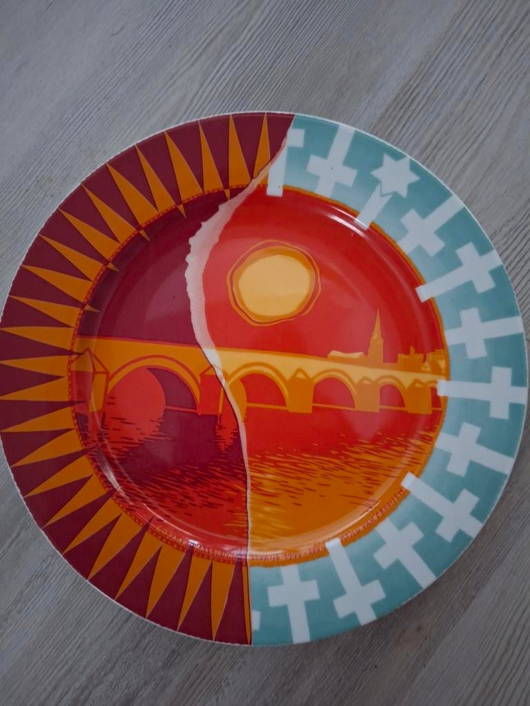 Herdenkingsbord Maastricht 60 jaar bevrijding 1944-2004, Antiek en Kunst, Ophalen of Verzenden