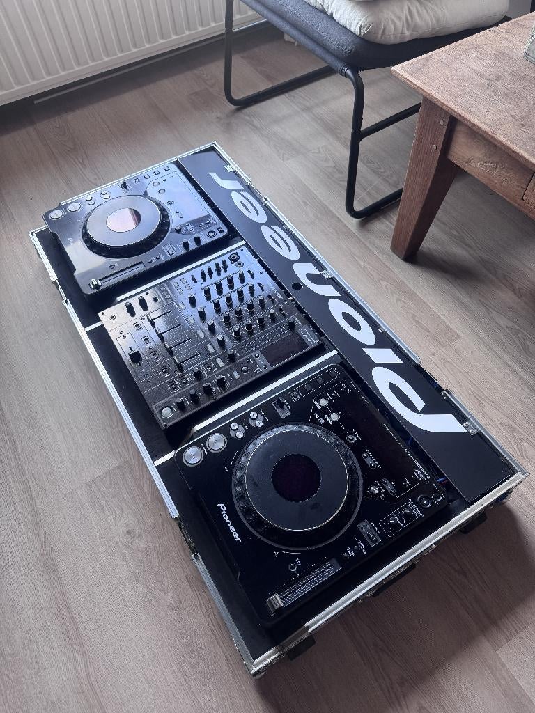 Pioneer DJ Pro-set DJM 800 mixer + 2x CDJ 1000 MK3, Ophalen, Gebruikt, Dj-set, Pioneer