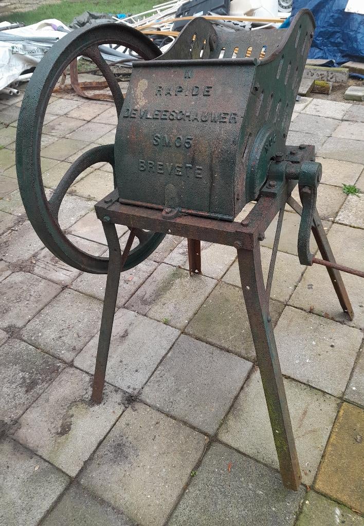 Ouderwetse bietenmolen Rapide de Vleechouwer, Ophalen