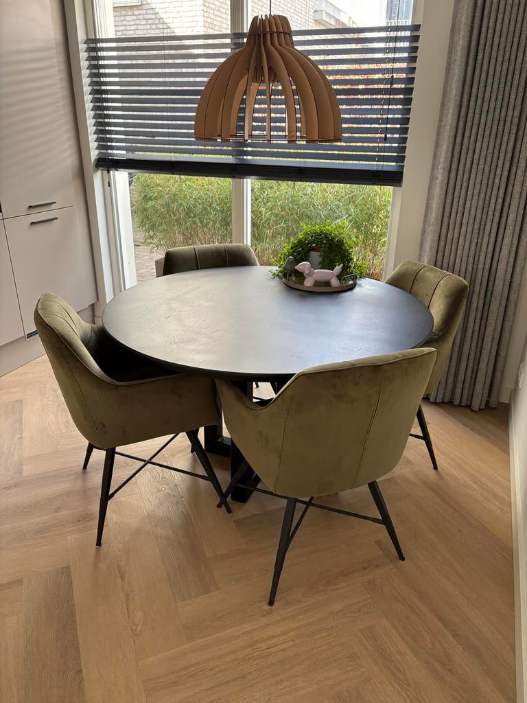 Eetkamerstoelen 4 stuks. Prijs per stuk., Ophalen, Gebruikt, Overige kleuren, Vier