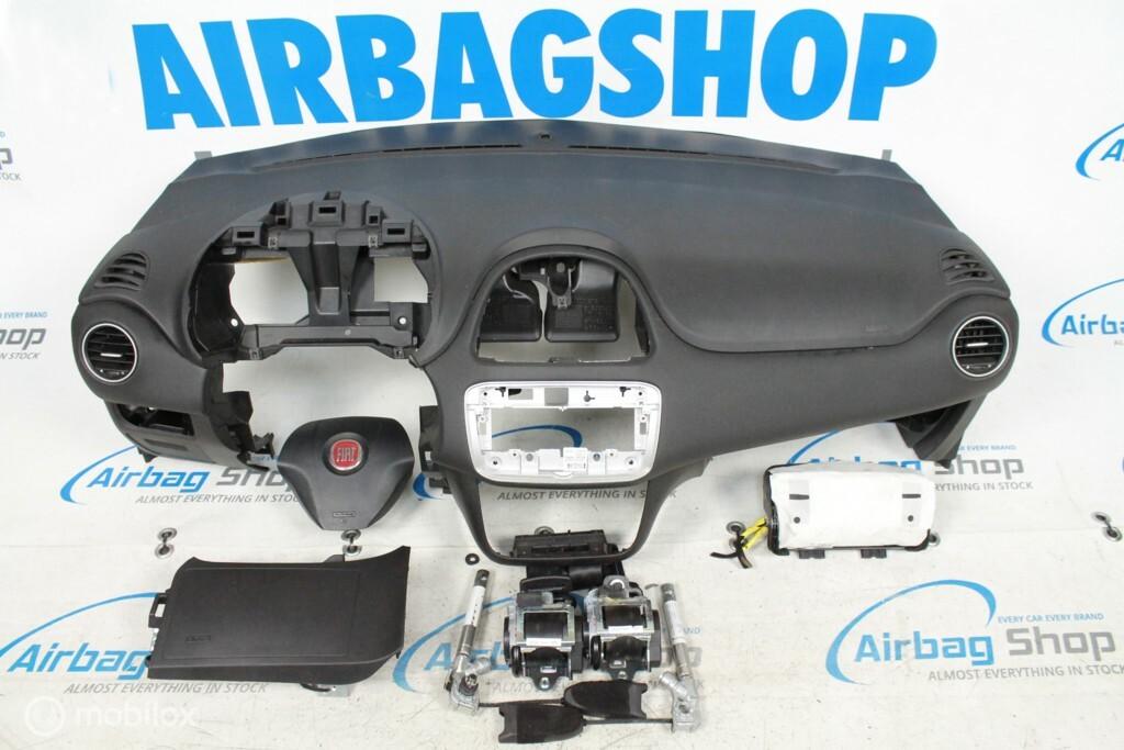 Airbag set - Dashboard zwart Fiat Punto Evo (2009-2012), Gebruikt, Ophalen of Verzenden