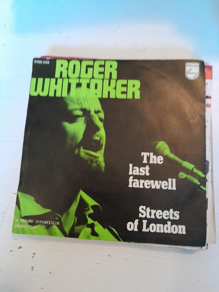 Roger whittaker 7inch the last farewell, Ophalen of Verzenden, Zo goed als nieuw, Pop